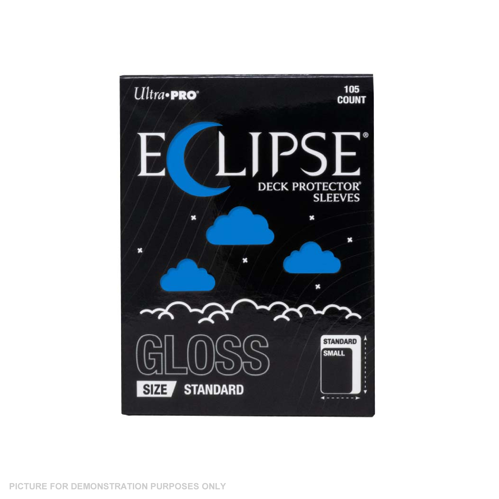 Ultra Pro - ECLIPSE Gloss Standard DECK PROTECTOR Sleeves: Pacific Blue - 105ct